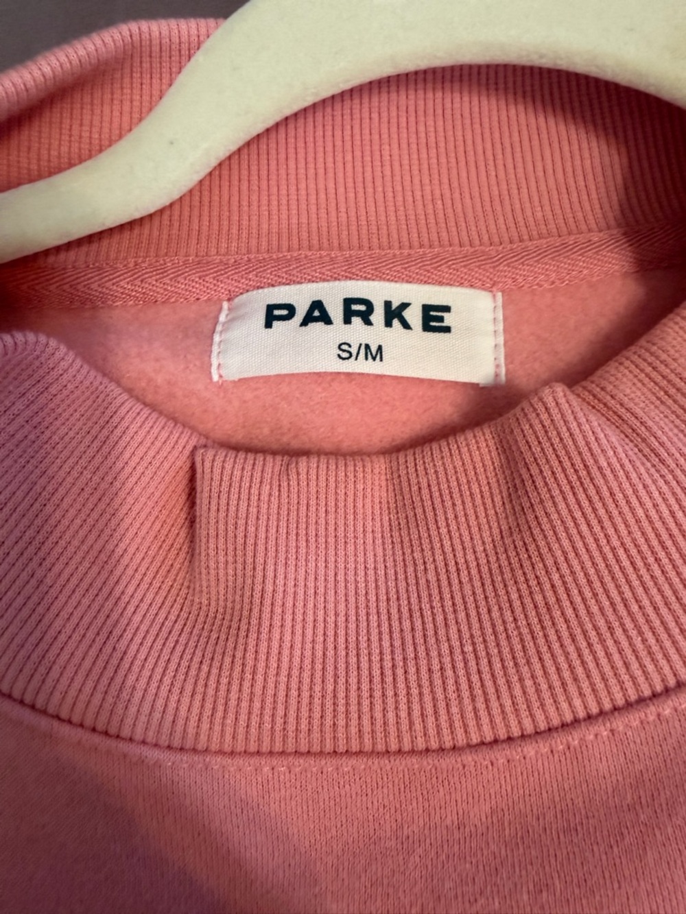 Parke Denim Heart Mockneck in Blush - Picture 2 of 2